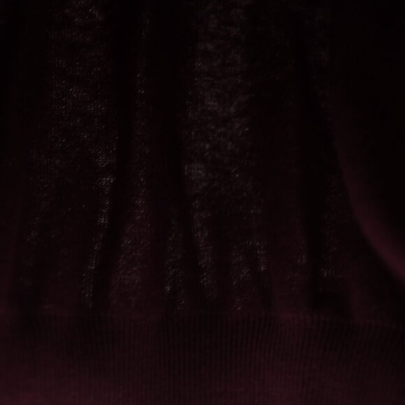 Greg Norman burgundy Quarter Zip Cotton Golf Pullover Textured Weave size XL - Picture 7 of 9